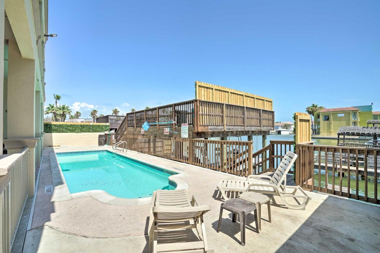 Updated Fiesta Isles Condo With Bay Views And Pool! South Padre Island Exterior foto